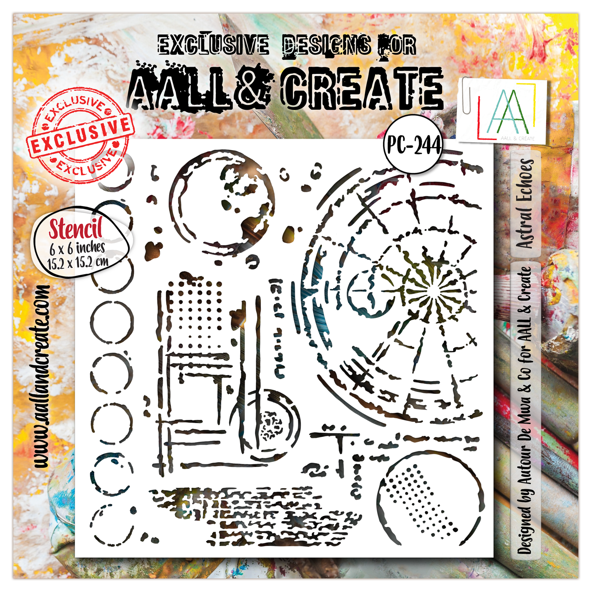 Astral Echoes- #244 -Stencils -April 2025 image 0