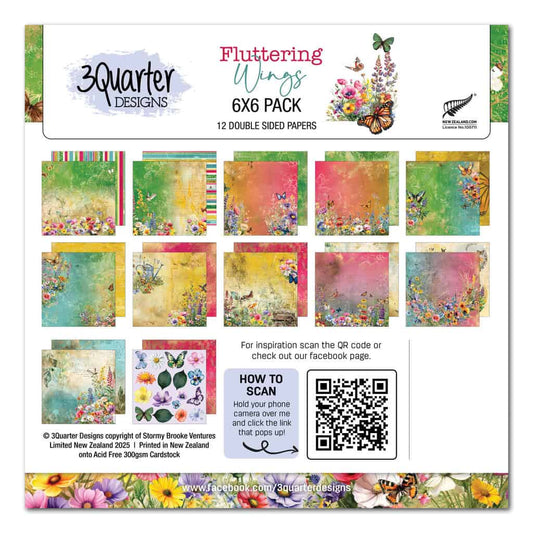 Fluttering Wings 6x6 - June Release image 0