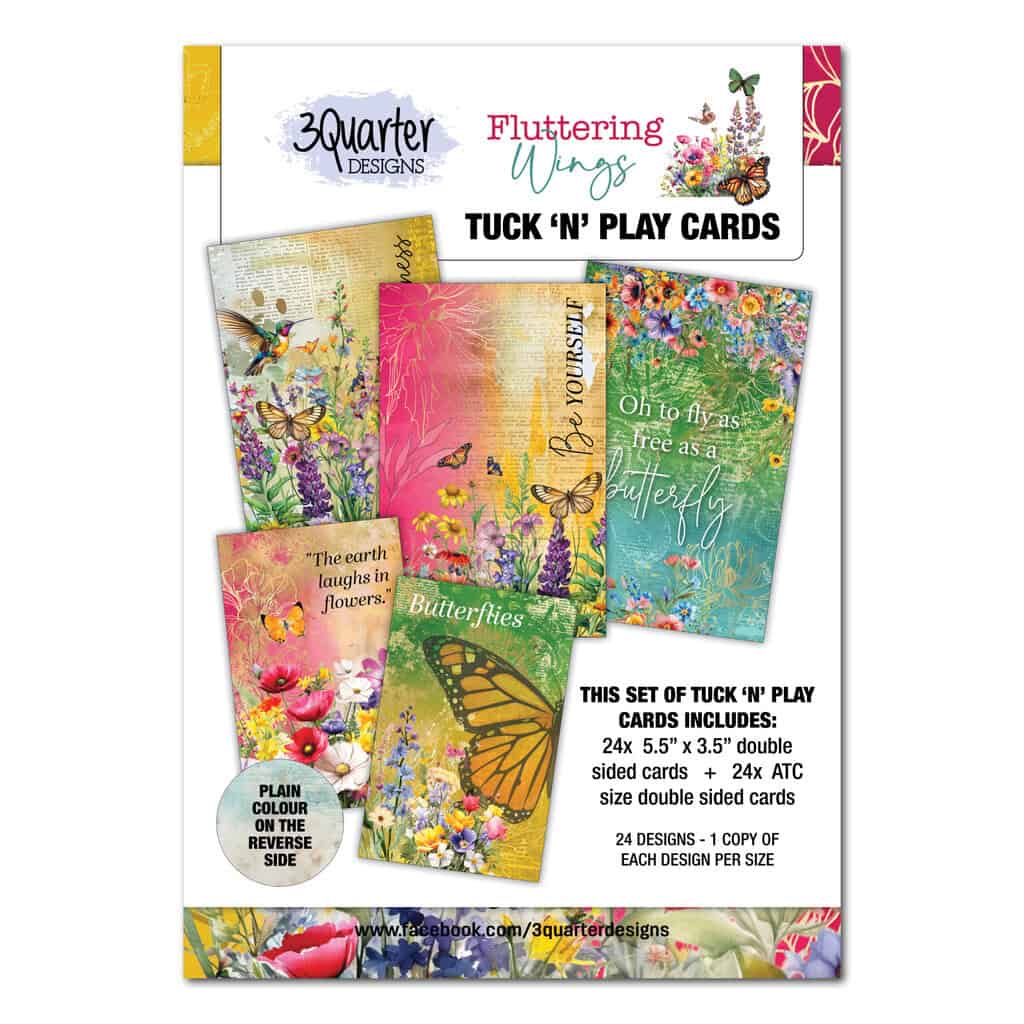 Fluttering Wings Tuck n' Play Cards - June Release image 0