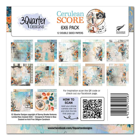 Cerulean Score 6x6 - August Release image 0