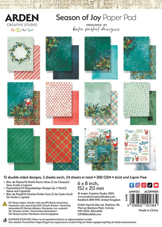 Season of Joy 6in x 8in Paper Pad image 0