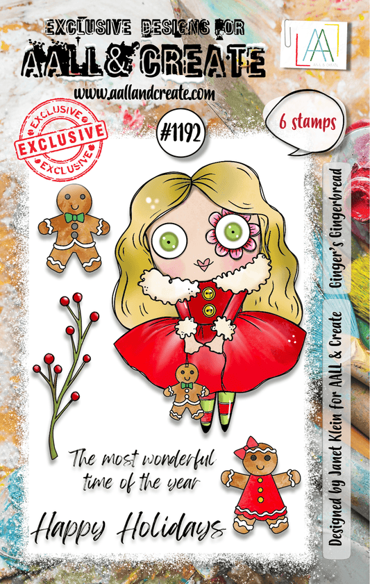 Ginger's Gingerbread - #1192 - Stamp- August 2024 image 0