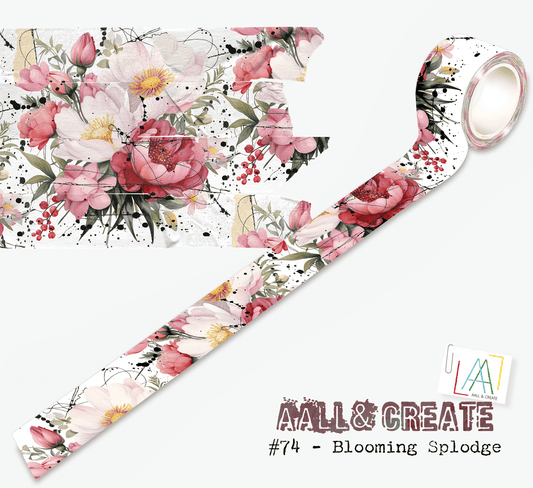 Blooming Splodge-#74-Washi Tape image 0