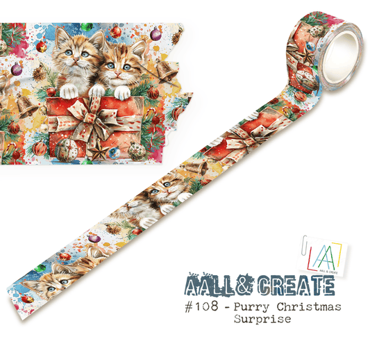 Purry Christmas Surprise - #108 - Washi- August 2024 image 0