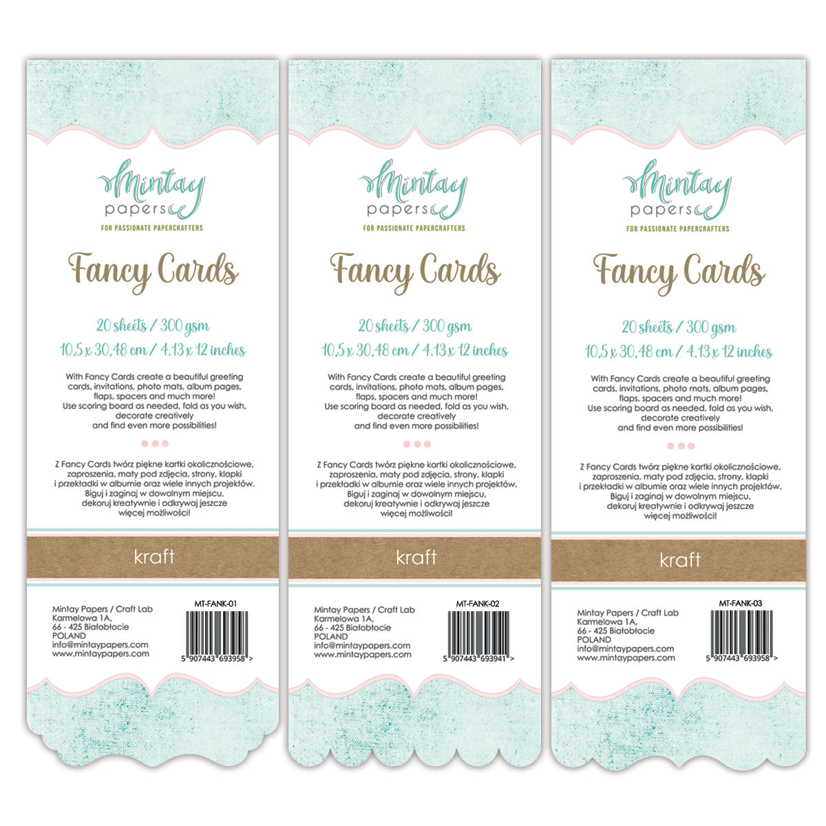 Fancy Cards - Kraft - FANK01 image 1