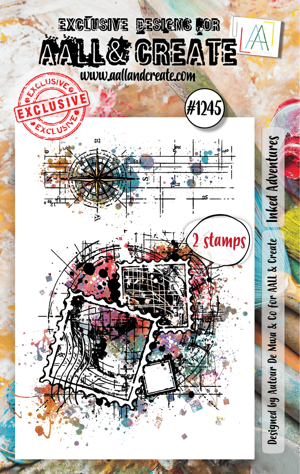 Inked Adventures- #1245 - Stamp- September 2024 image 0