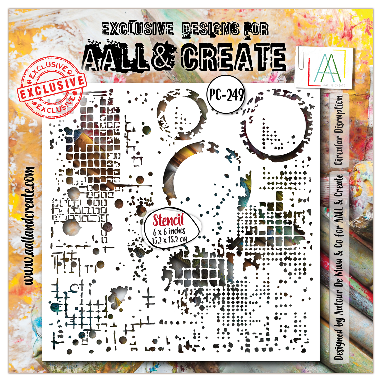 Circular Disruption- #249-Stencils -April 2025 image 0