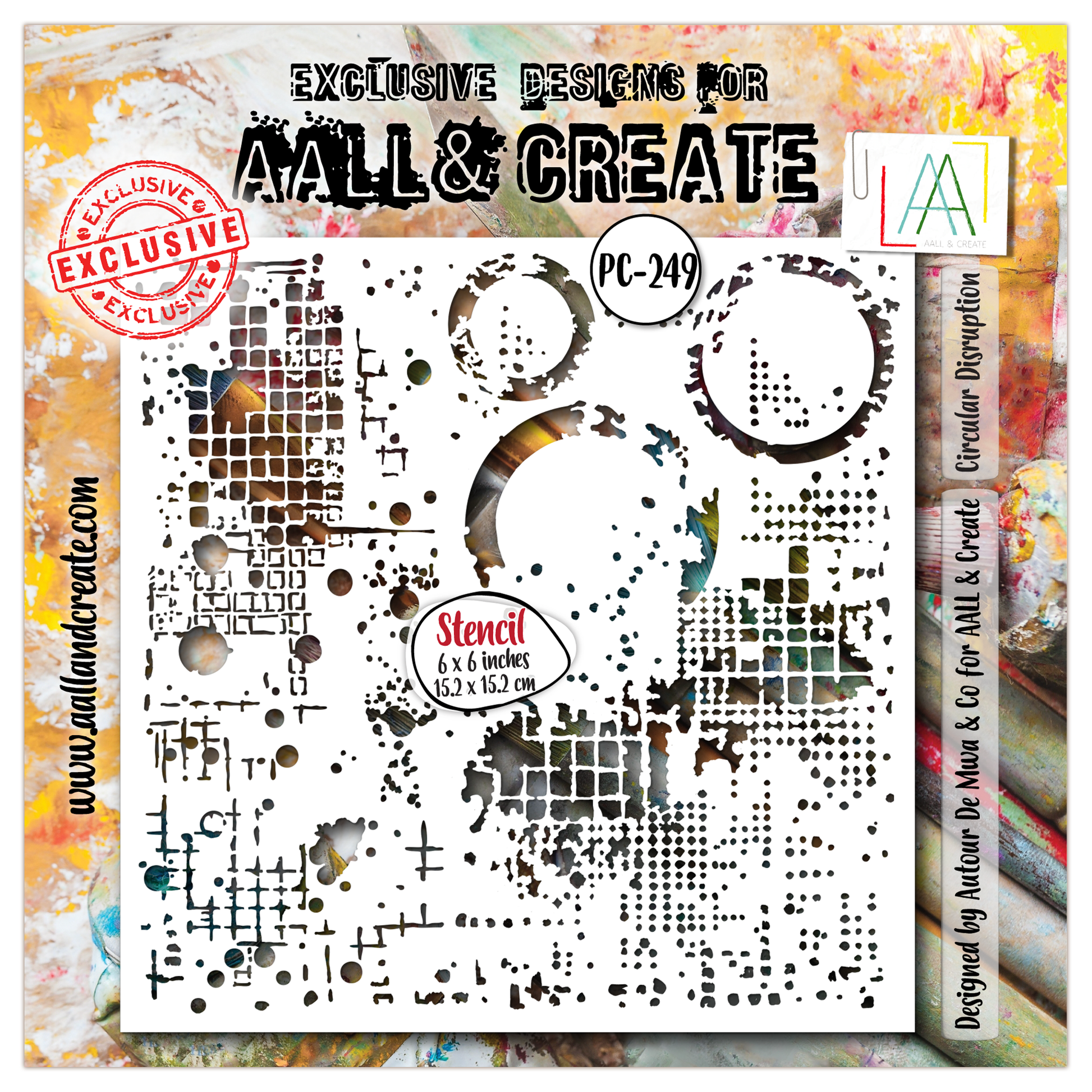 Circular Disruption- #249-Stencils -April 2025 image 0