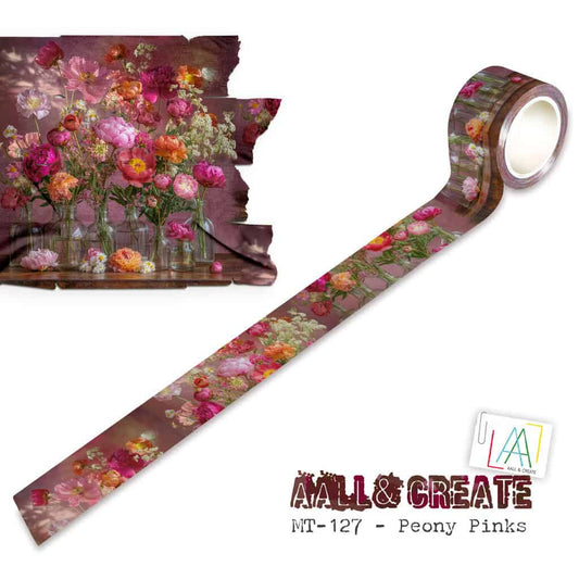 Peony Pinks - #127 - Washi- July 2025 image 0