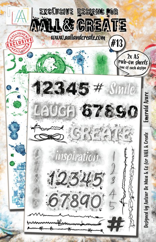 Emerald Azure - #13 -Rub-ons - September 2024 image 0