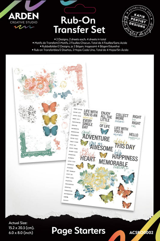 Page Starters Rub-On Transfer Set image 0