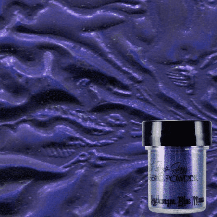 Hydrangea Blue Mauve - Embossing Powder image 0