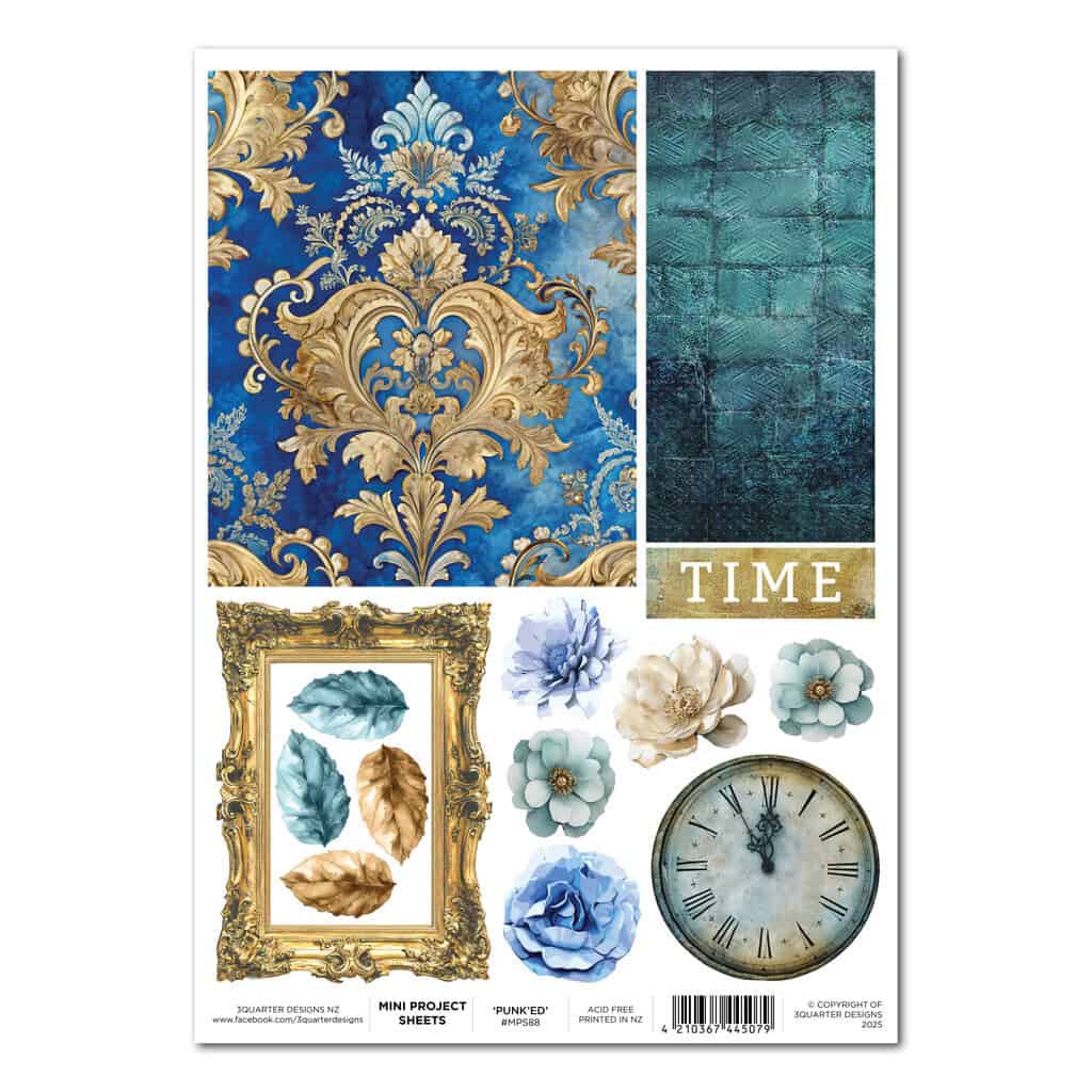 Grunged Baroque -Mini Project Sheet - July Release image 0