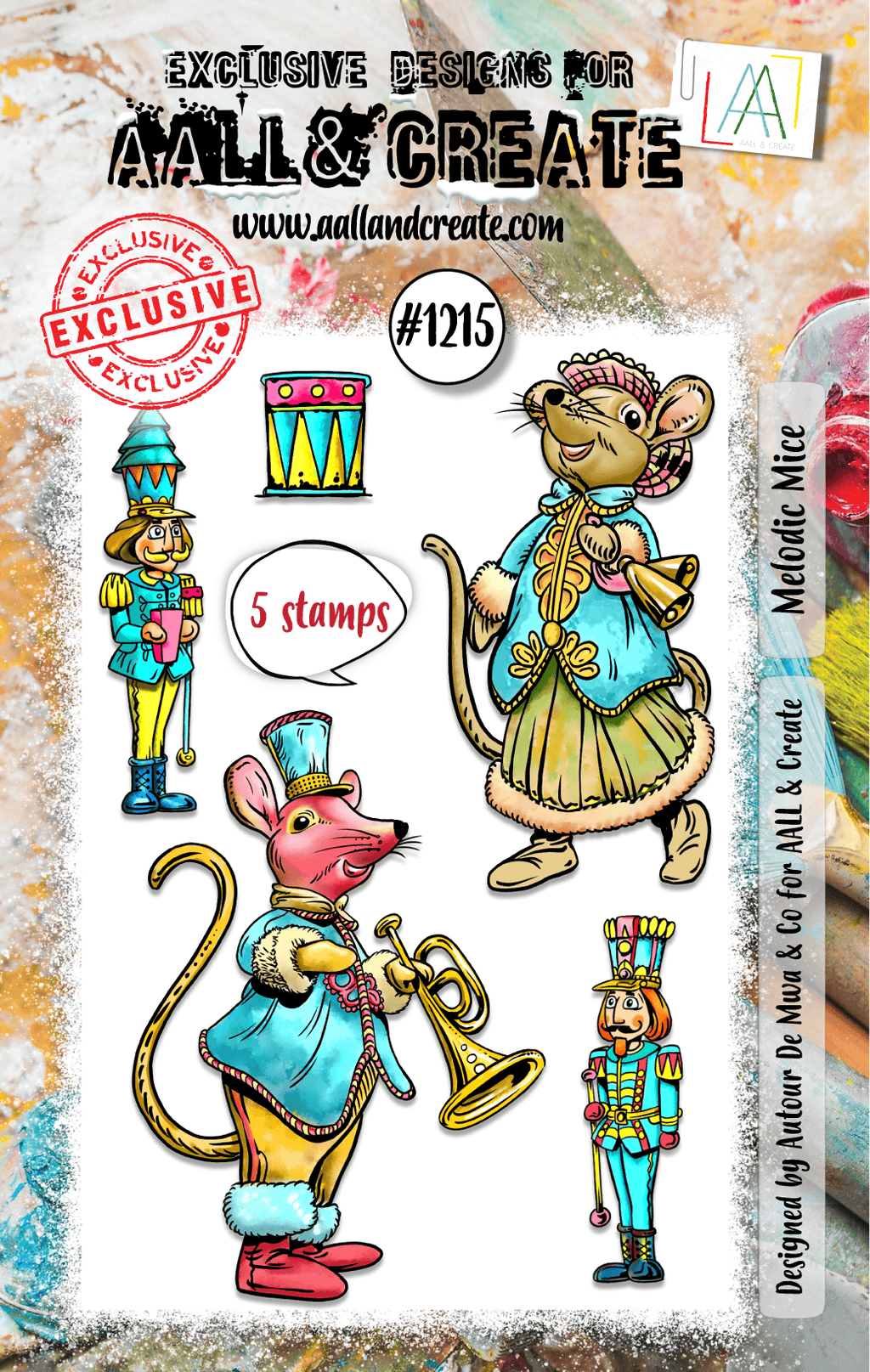 Melodic Mice - #1215 - Stamp- August 2024 image 0