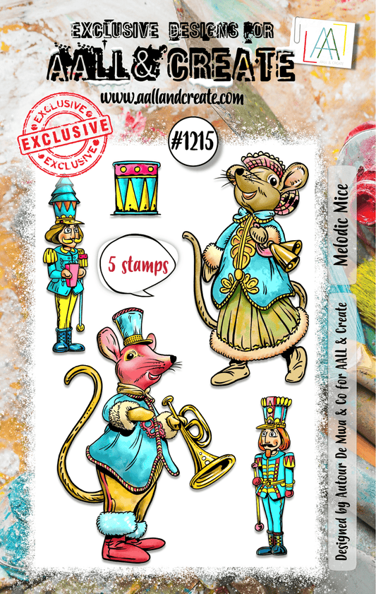 Melodic Mice - #1215 - Stamp- August 2024 image 0