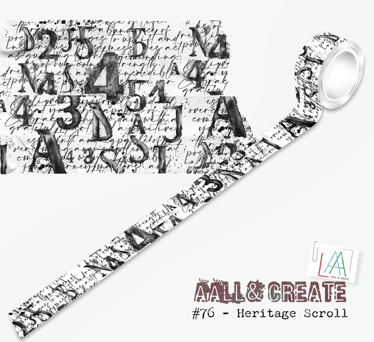 Heritage Scroll-#76-Washi Tape image 0