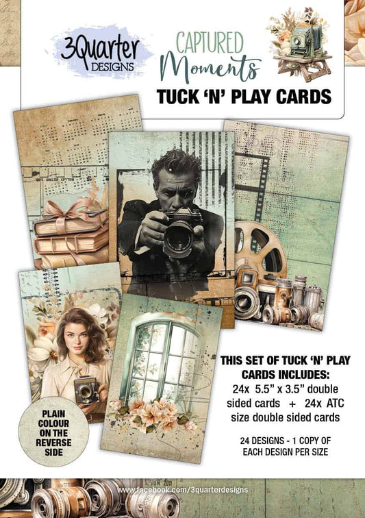Captured Moments -Tuck n' Play Cards - July Release image 0