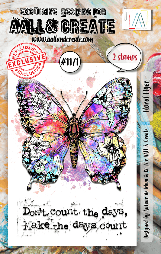 Floral Flyer - #1171 - Stamp Set - July 2024 image 0