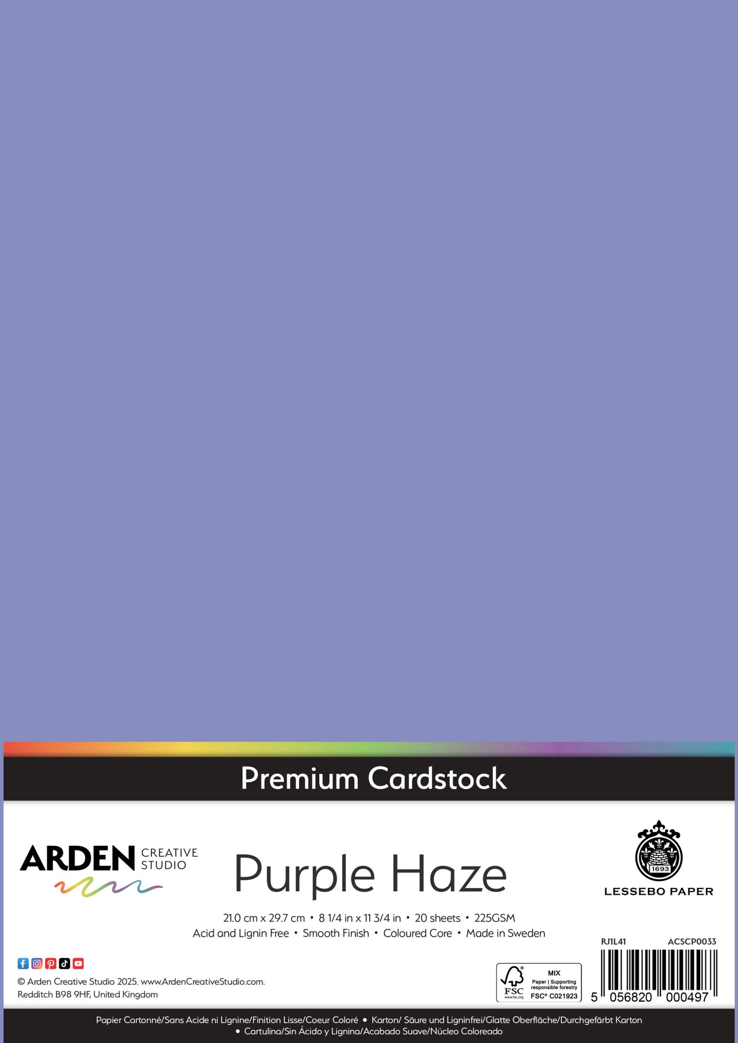 Premium Cardstock-Purple Haze image 0