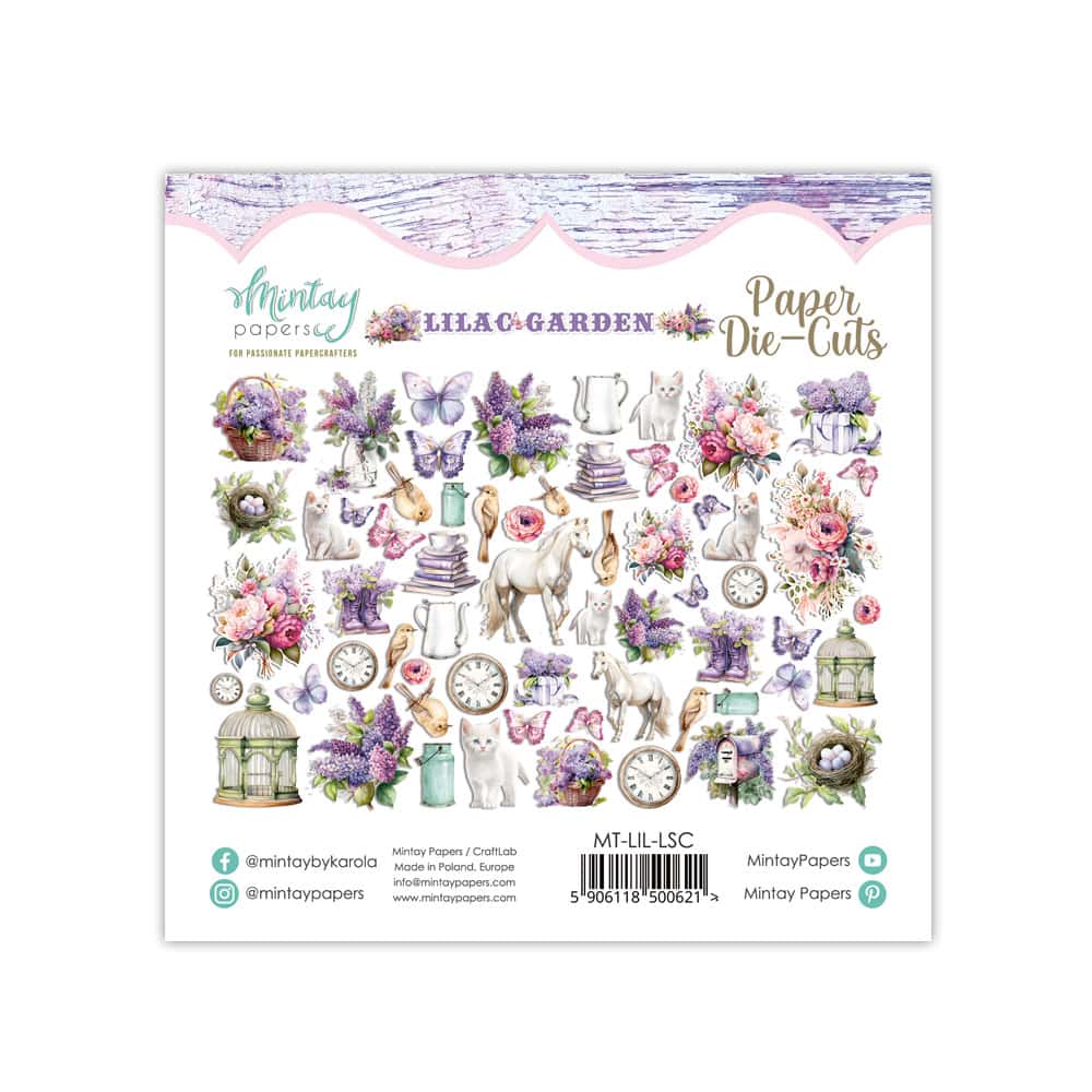 Lilac Garden-die cuts image 1