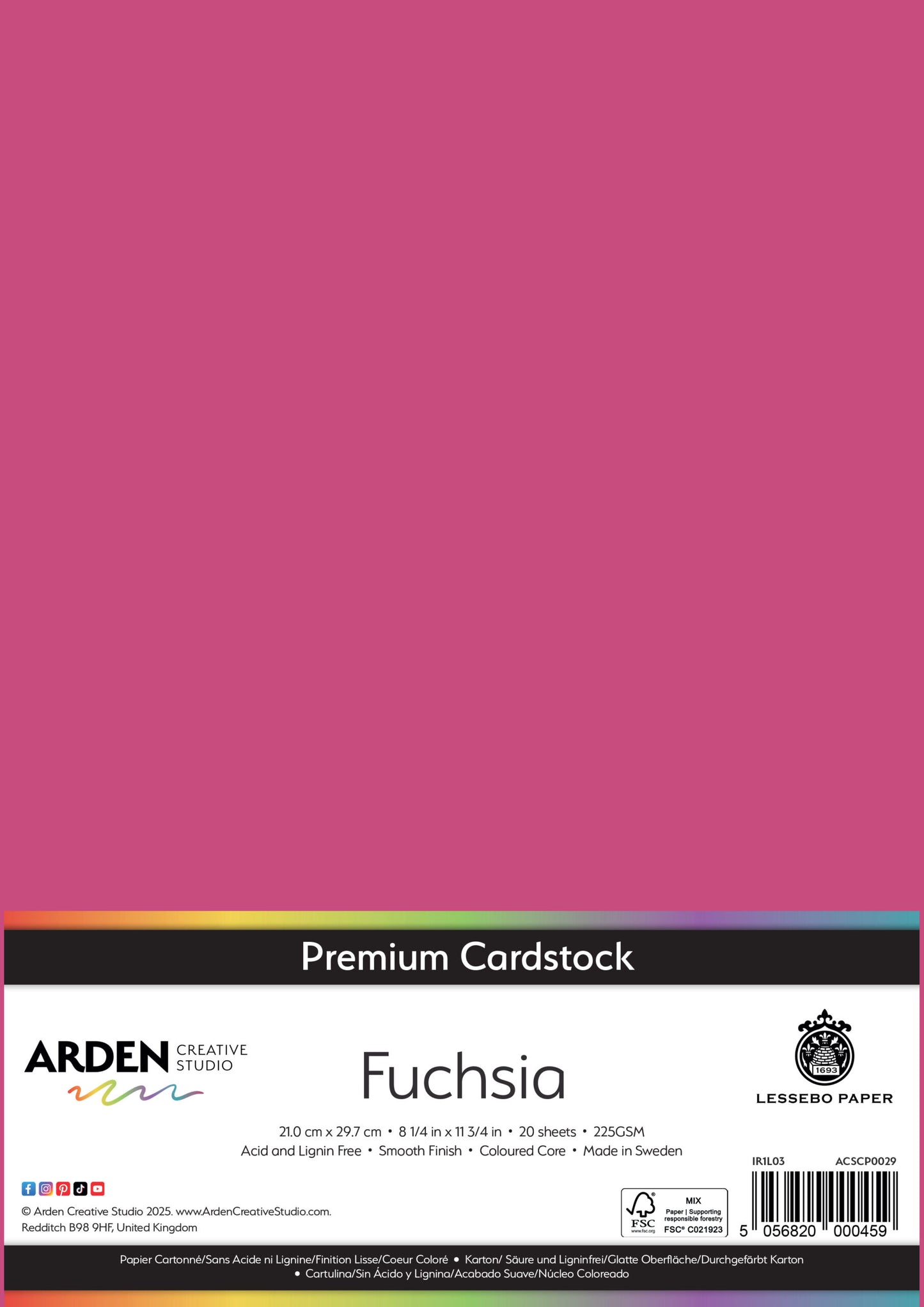 Premium Cardstock-Fuchsia image 0