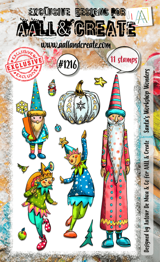 Santa's Workshop Wonders  - #1216 - Stamp- August 2024 image 0