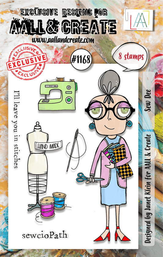 Sew Dee - #1168 -A7 Stamp Set - May 2024 image 0