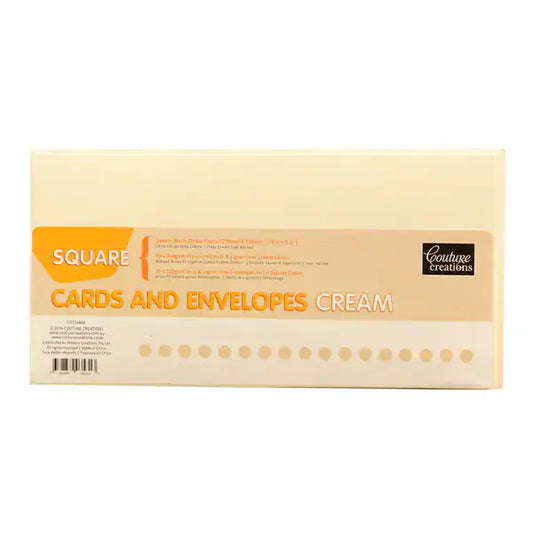 Card + envelope set- cream square image 0