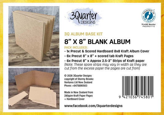 8" x 8" Blank Album - February Release