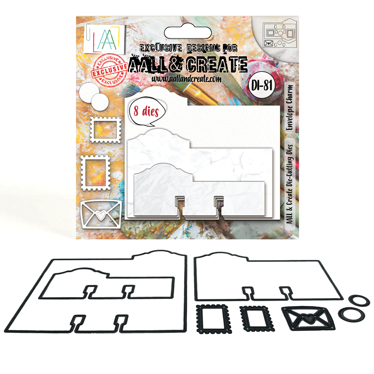 Envelope Charm- #81 - Dies- January 2025 image 0