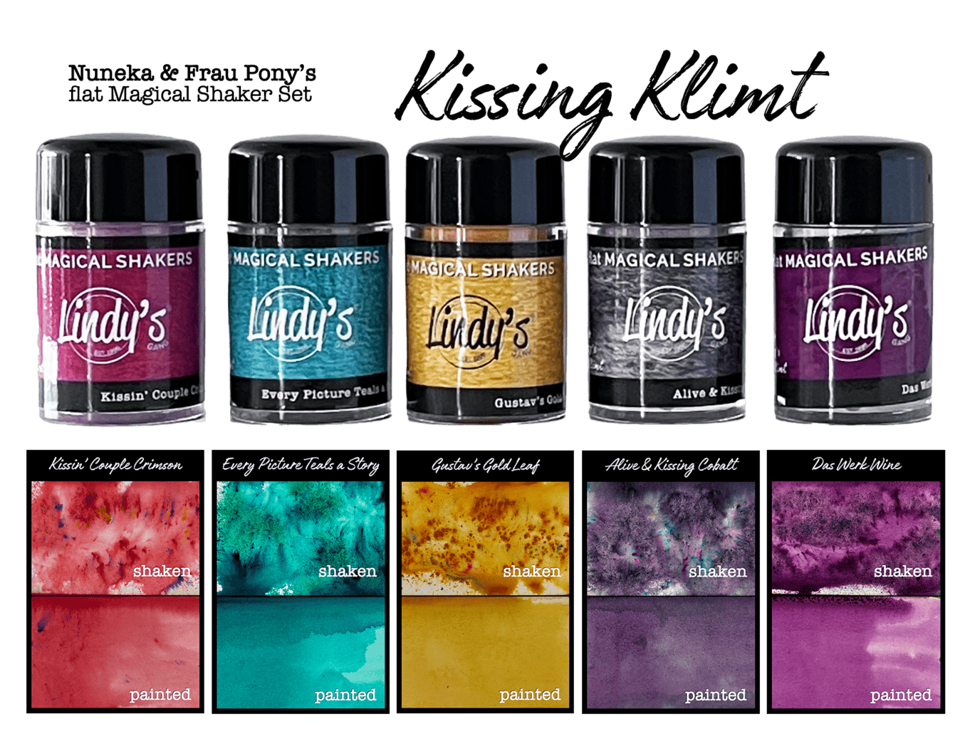 Kissing Klimt Magical Shaker Set 2 PP03 image 0