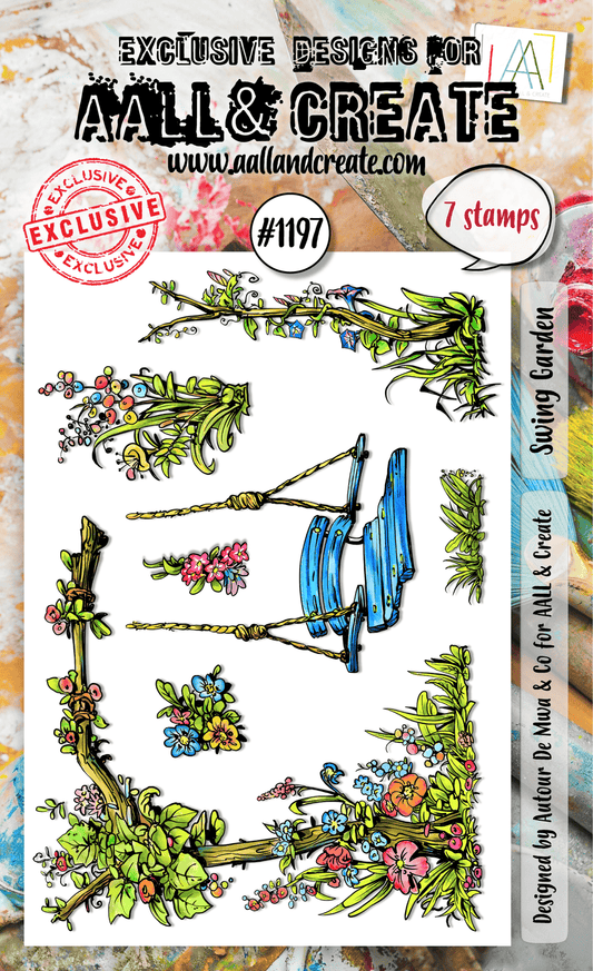 Swing Garden - #1197 - Stamp Set - July 2024 image 0