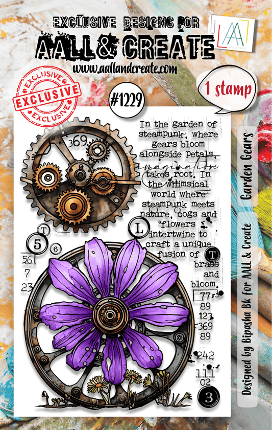 Garden Gears - #1229 - Stamp- August 2024 image 0