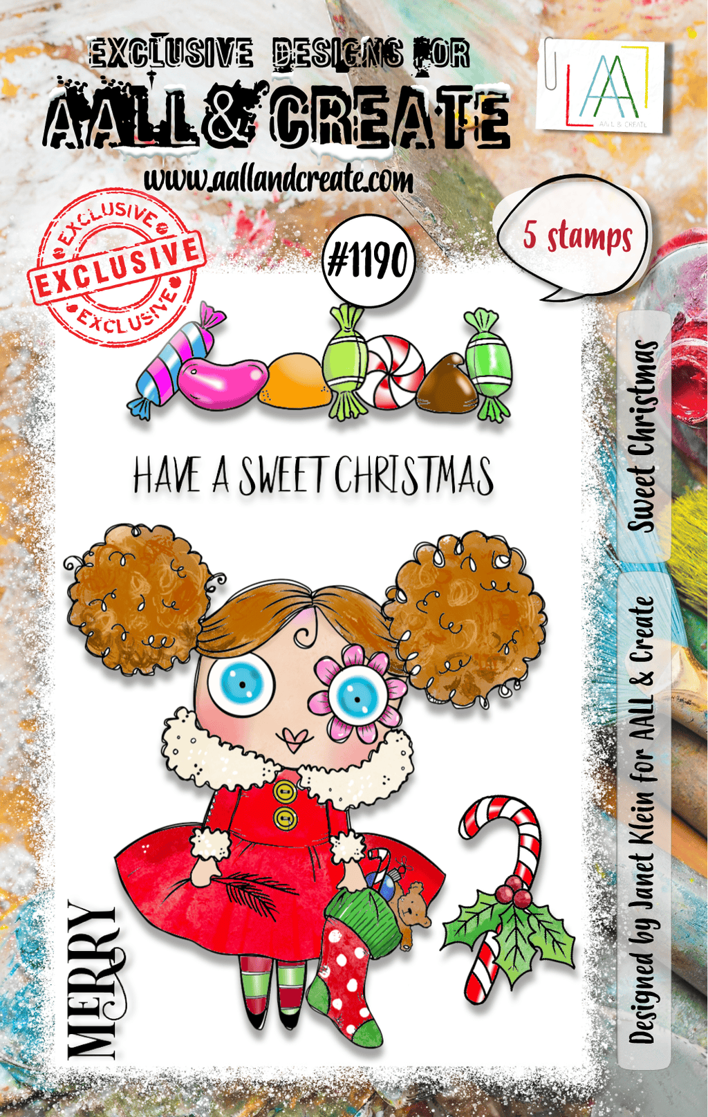 Sweet Christmas - #1190 - Stamp- August 2024 image 0
