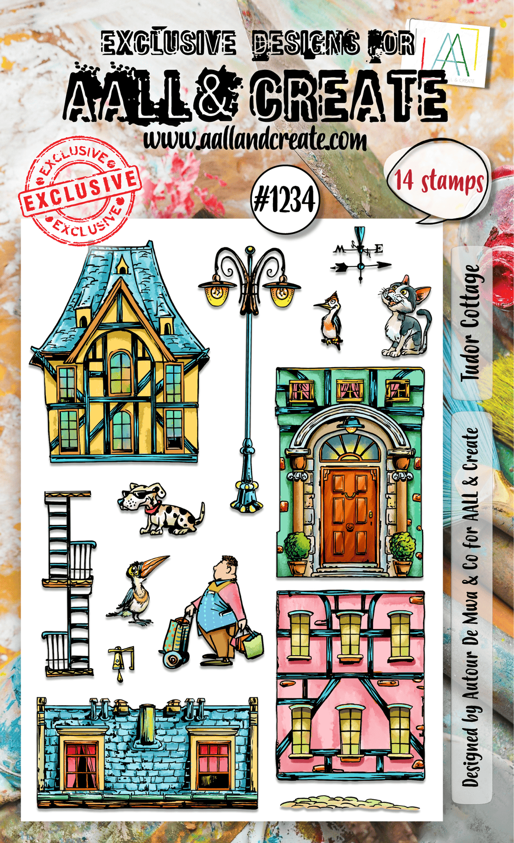 Tudor Cottage - #1234 - Stamp Set - July 2024 image 0