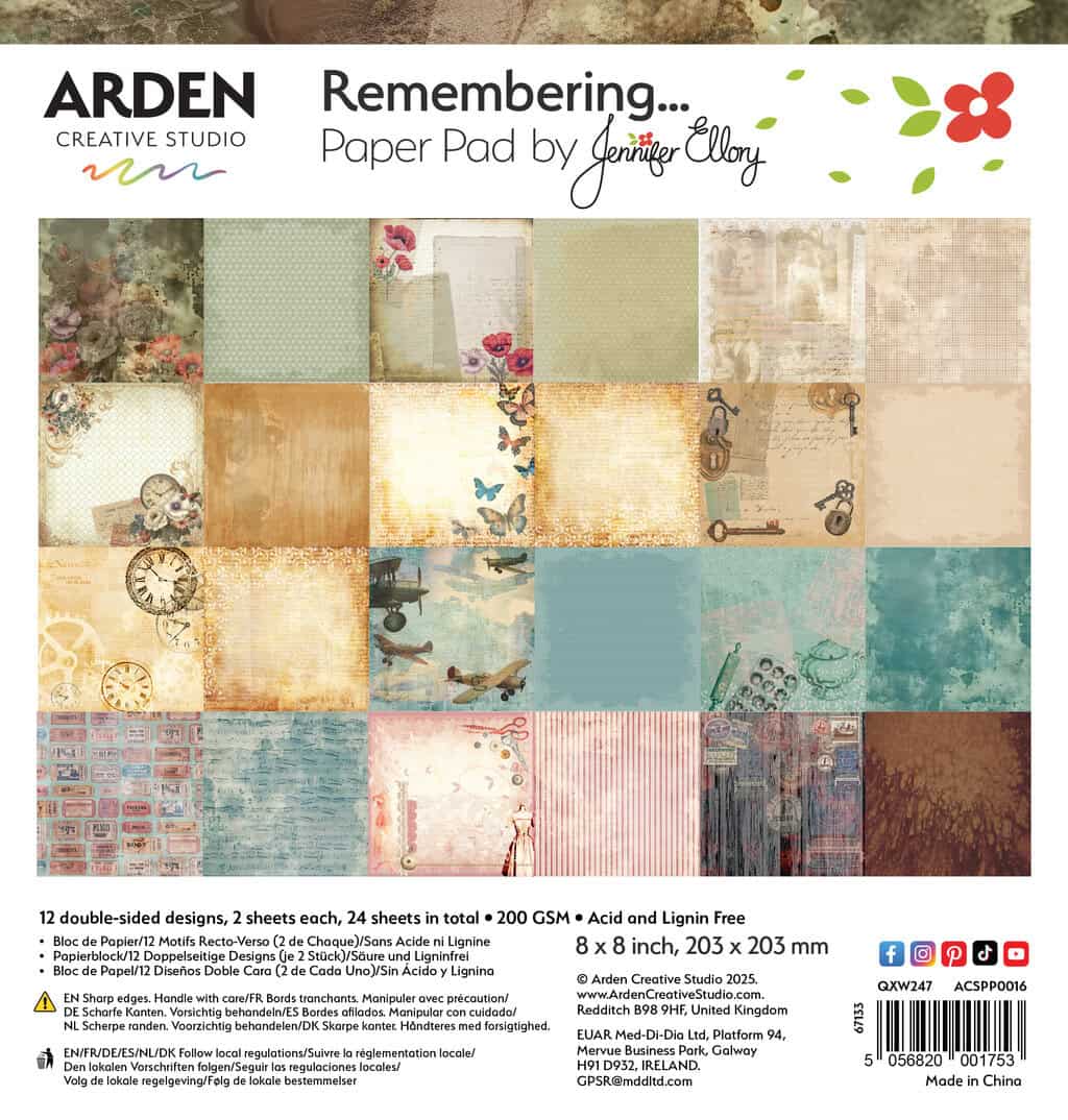 Remembering Paper Pad 8 x 8 image 0