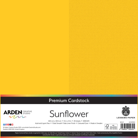 Premium Cardstock-Sunflower 12in image 0