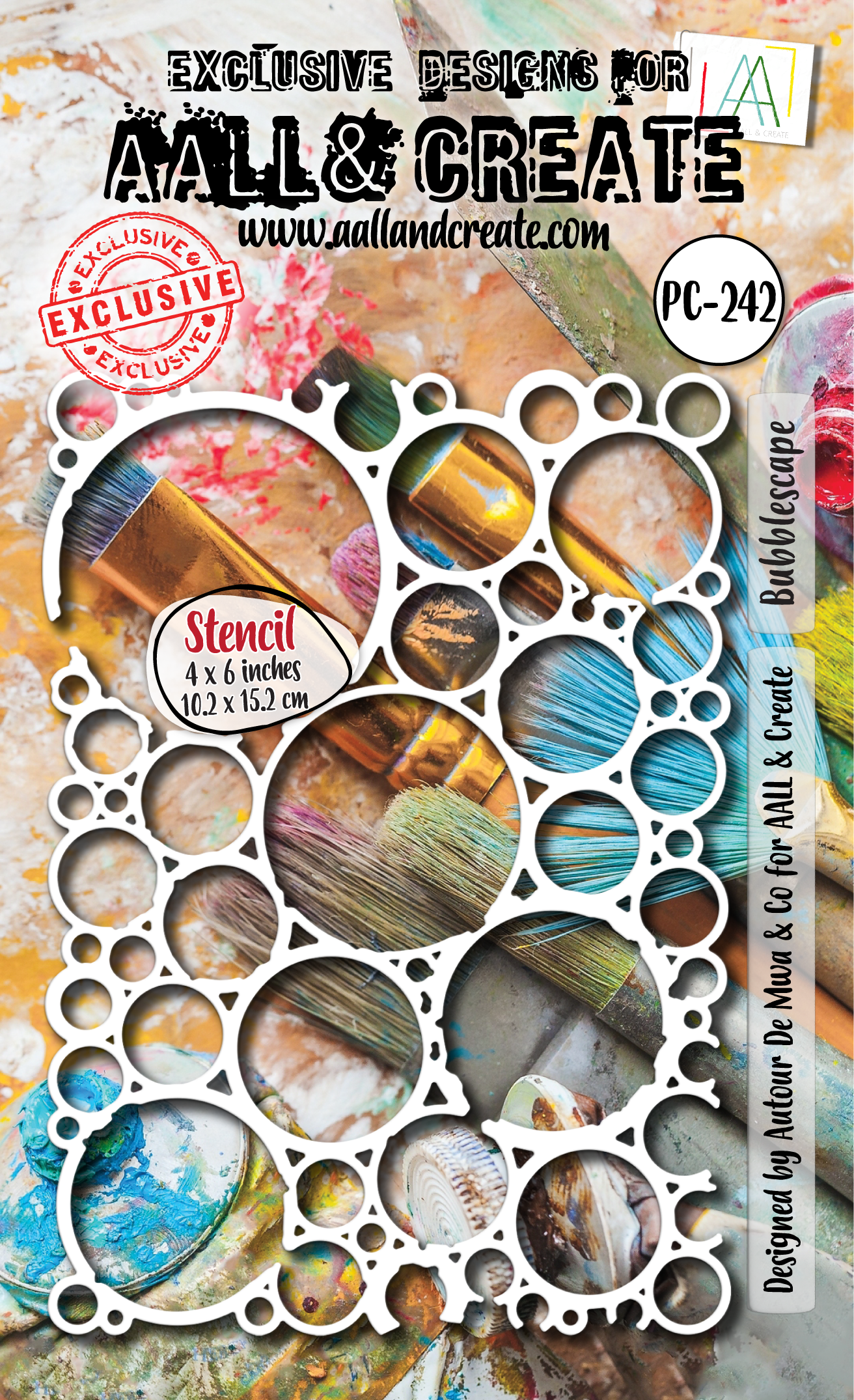 Bubblescape- #242 -Stencils -March 2025 image 0