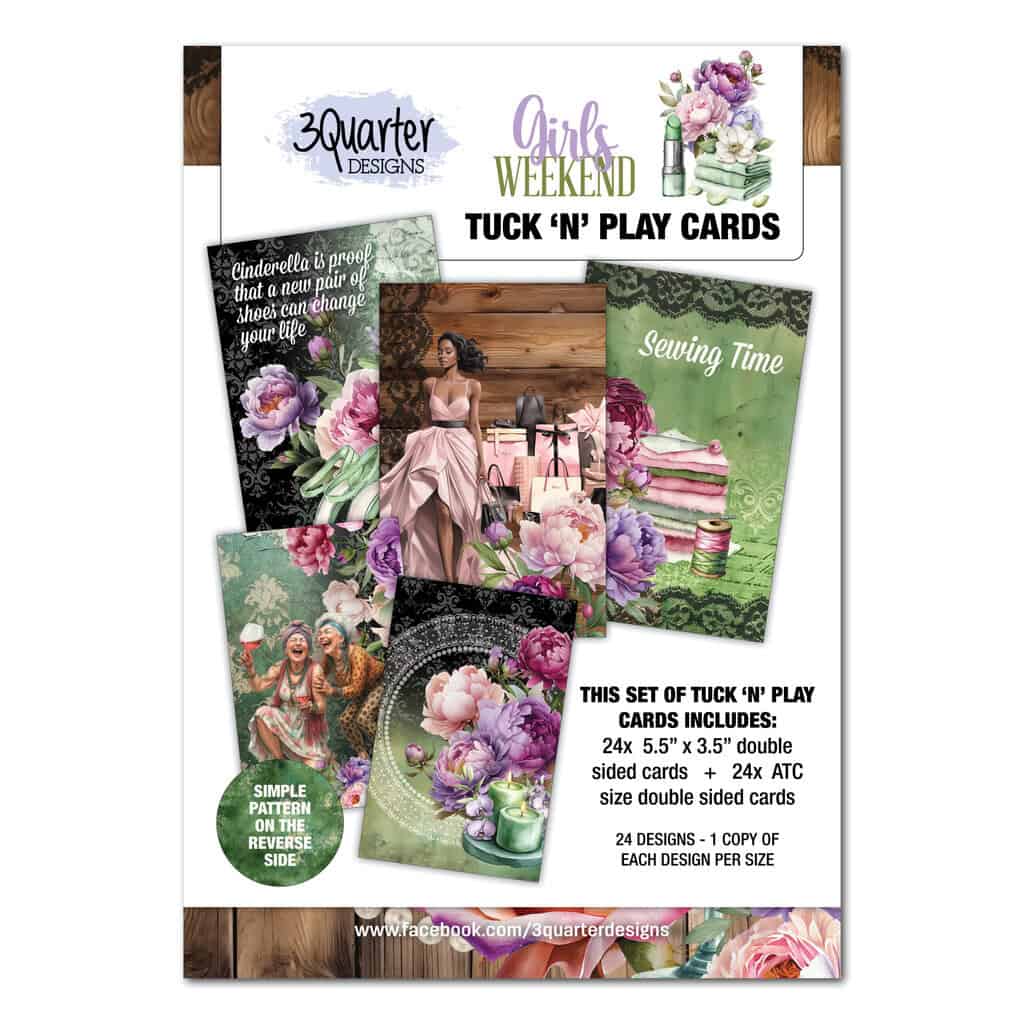 Girls Weekend Tuck n' Play Cards - September Release image 0