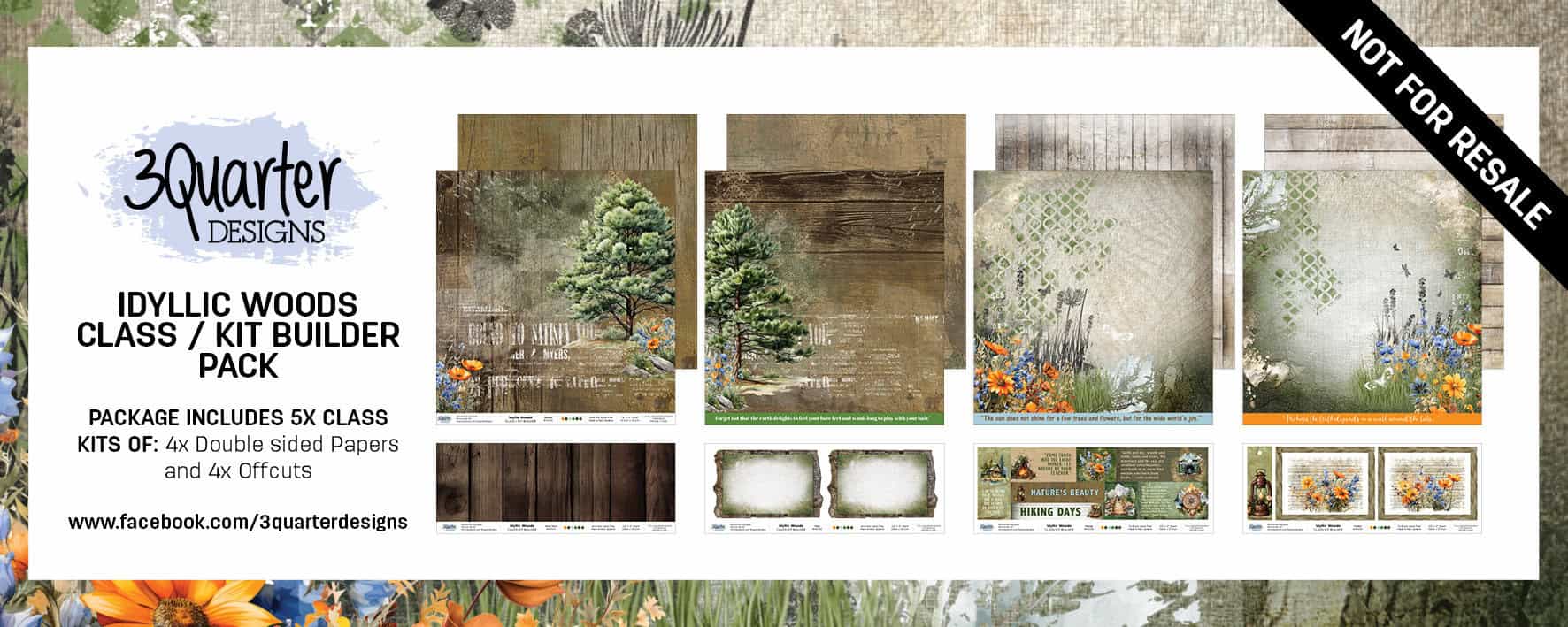 Idyllic Woods Class/ Kit Builder Pack- June release image 0