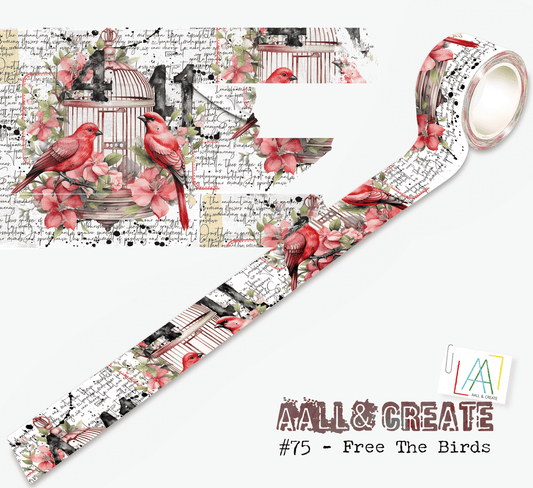 Free The Birds -#75-Washi Tape image 0
