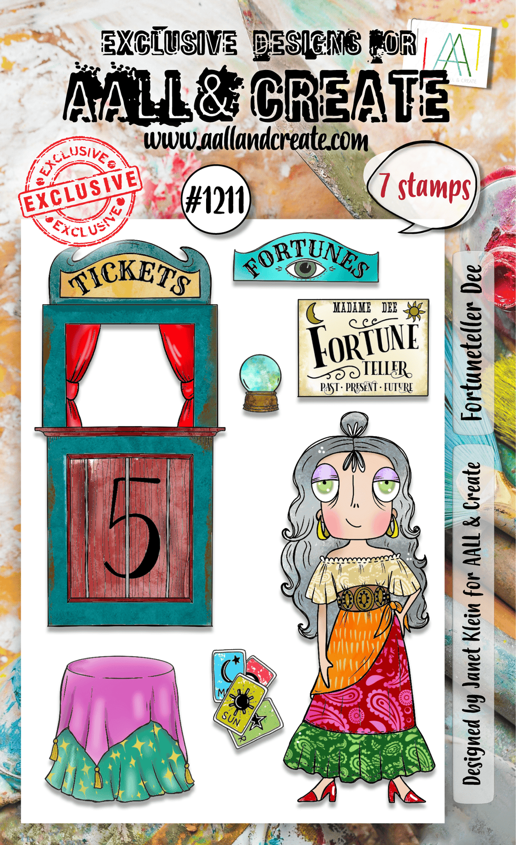 Fortuneteller Dee - #1211 - Stamp- October 2024 image 0