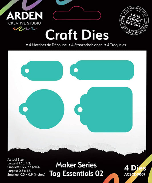 Maker Series Tag Essentials 02-Craft Die Set