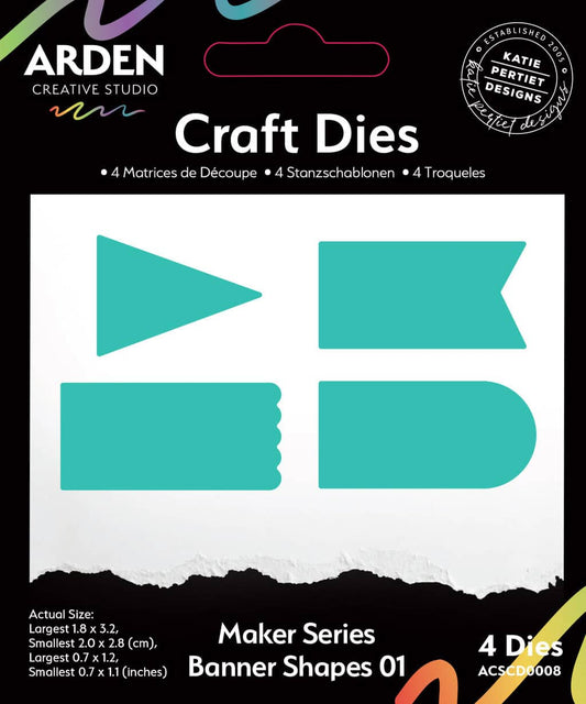 Maker Series Banner Shape 01-Craft Die Set