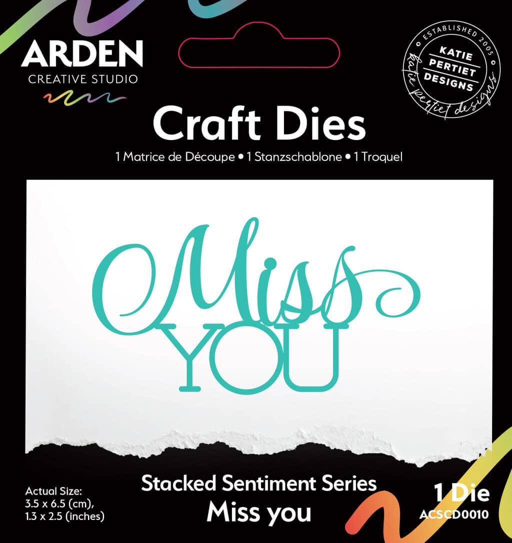 Sentiment Series Stacked Miss You-Craft Die