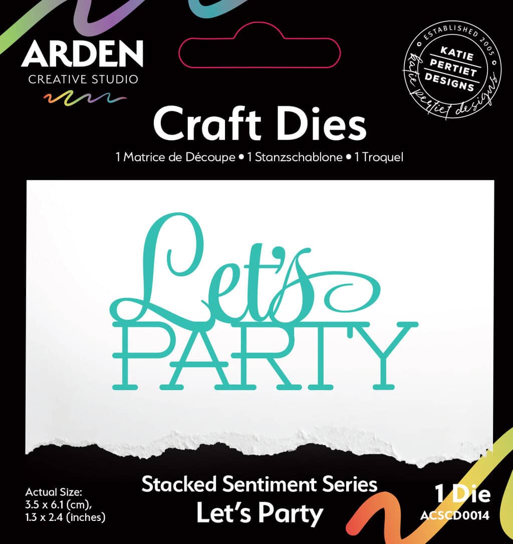Sentiment Series Stacked Let's Party-Craft Die