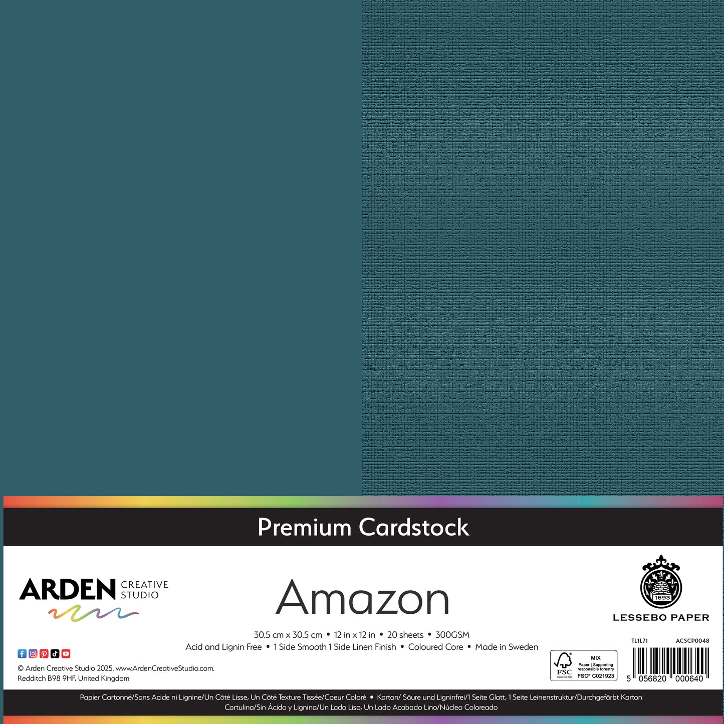 Premium Cardstock-Amazon 12in