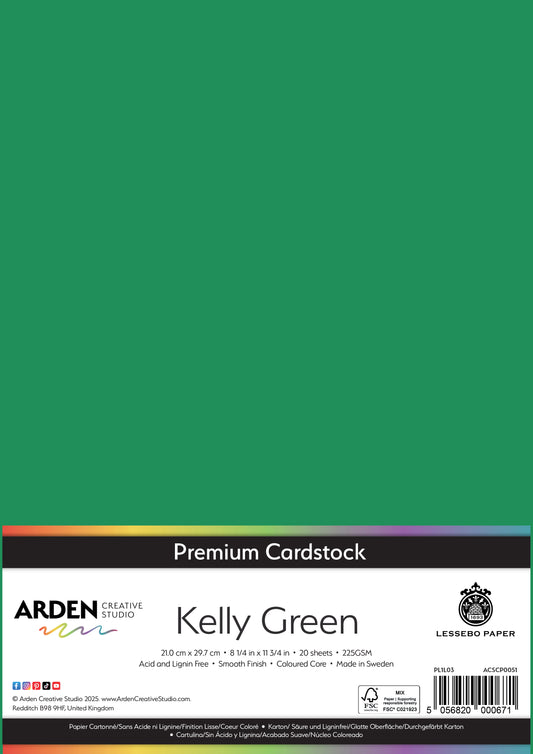 Premium Cardstock-Kelly Green