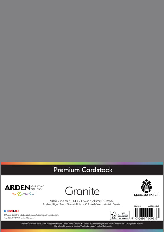Premium Cardstock-Granite