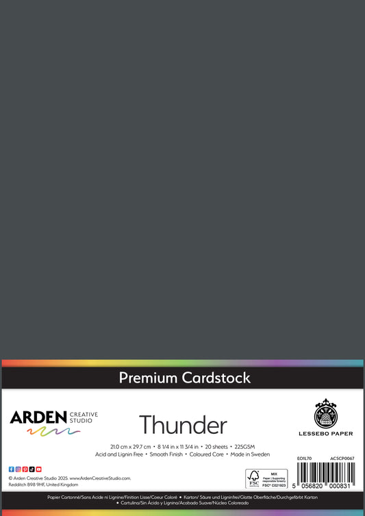 Premium Cardstock-Thunder